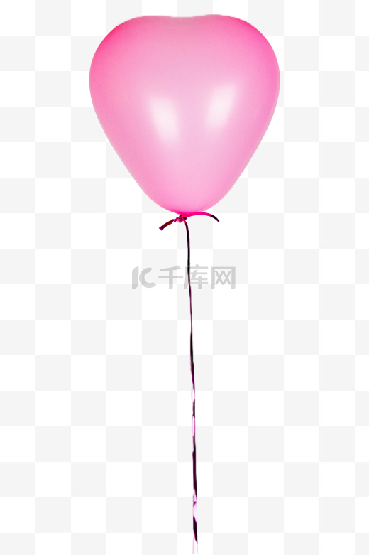 粉色爱心气球图片