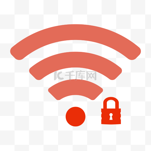 矢量无线网络有密码加密wifi图片