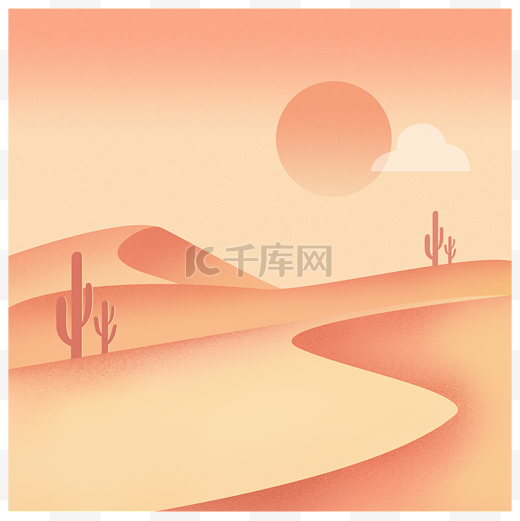 沙漠背景素材图片