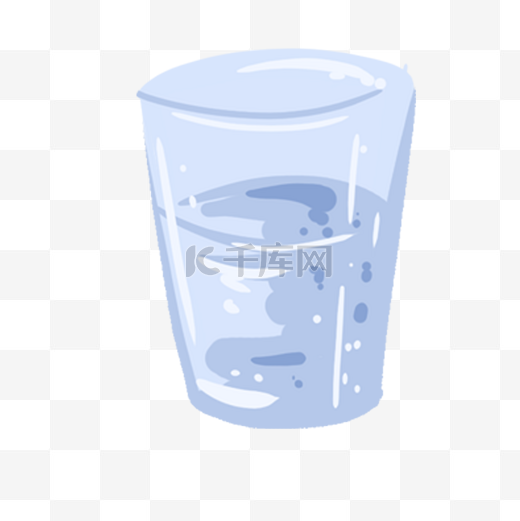 卡通透明的水杯子图片