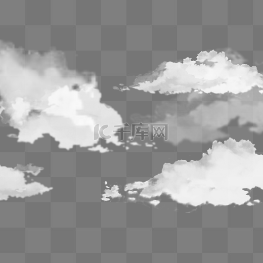 白云云层云朵天空图片