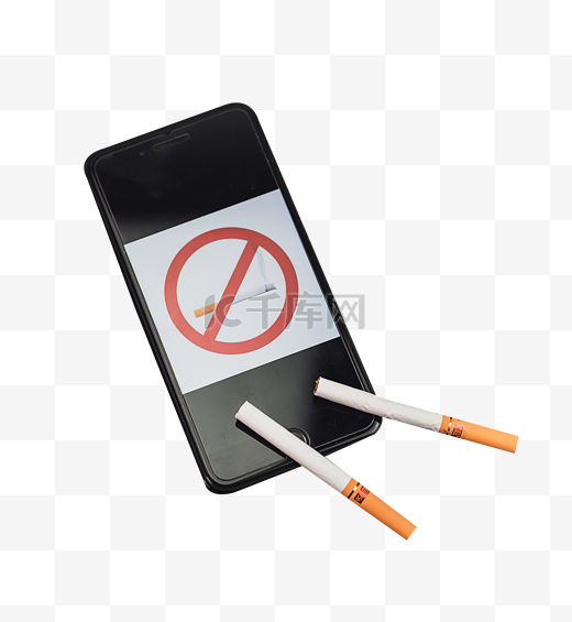 世界无烟日禁止吸烟香烟手机图片