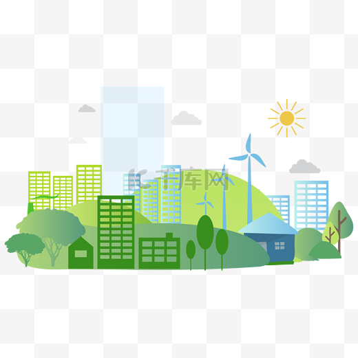 环境保护绿化城市图片