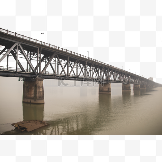 横跨黄河的大桥壮观图片