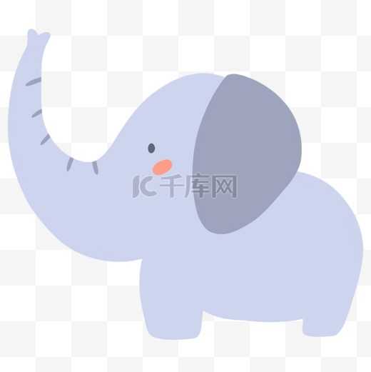 卡通动物大象图片