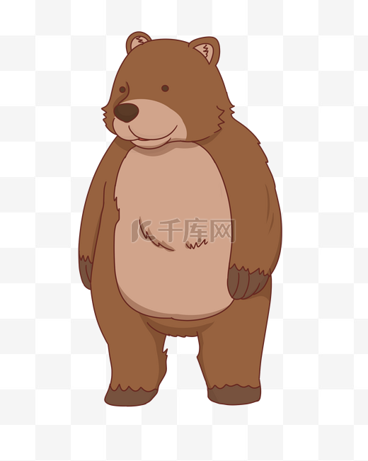 棕色小动物熊图片