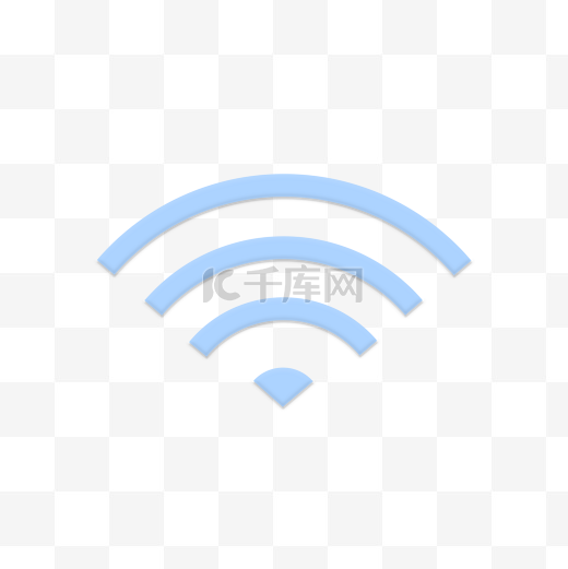 wifi信号移动信号立体标志图片