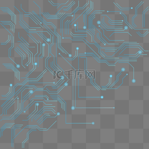 5g线条科技元素图片