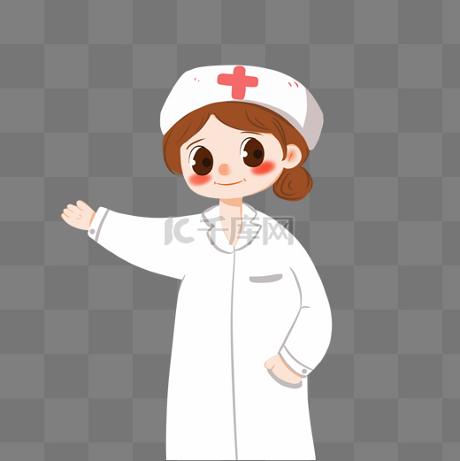医疗女护士人物图片