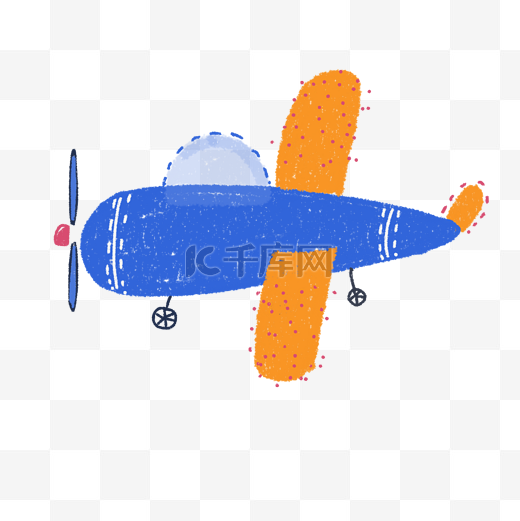 蜡笔玩具小飞机图片