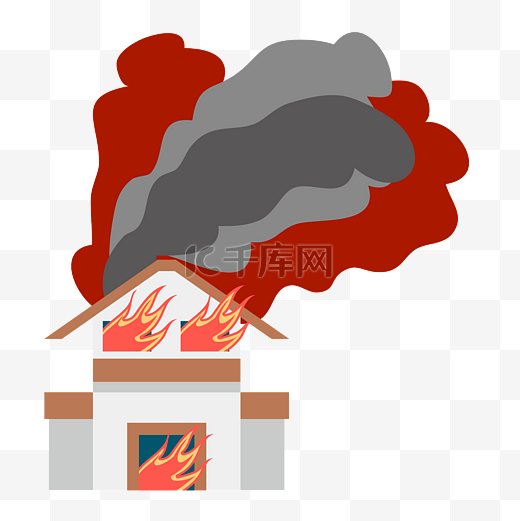房屋火灾图片