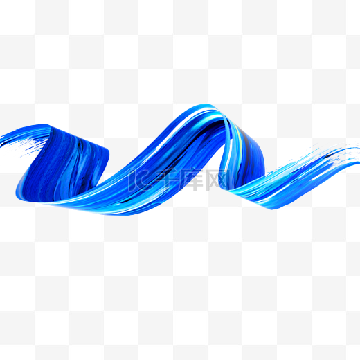 蓝色抽象曲线线条图片