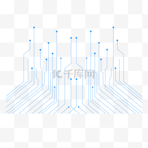简约蓝色几何对称科技感纹路图片