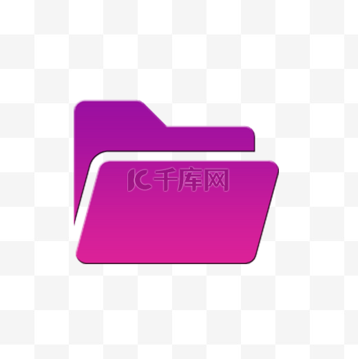紫色扁平渐变手机网页APP常用多功能图标文件图片