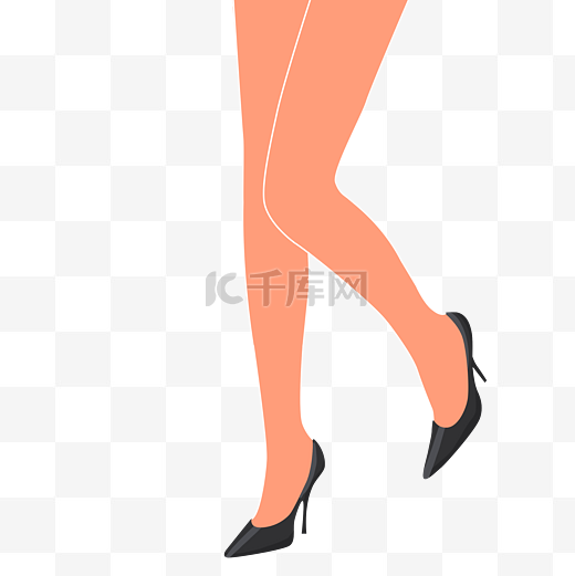 美女女性腿部线条图片