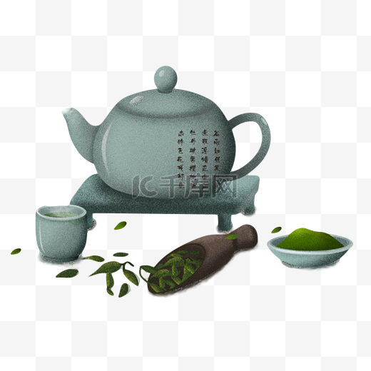 泡茶茶具茶叶图片