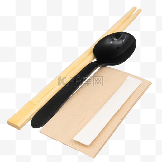 一次性餐具筷子勺子餐巾纸图片