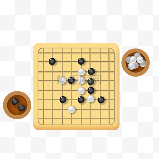 黄色棋盘下棋图片