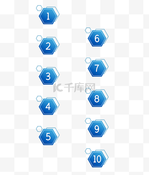 微信公众医疗数字序号分隔符图片