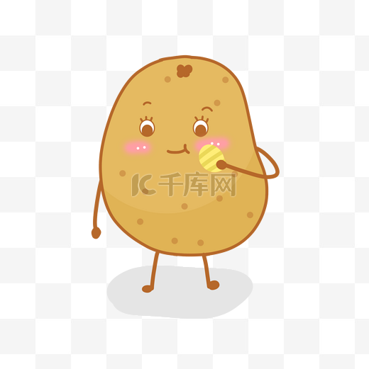 拟人土豆表情包图片