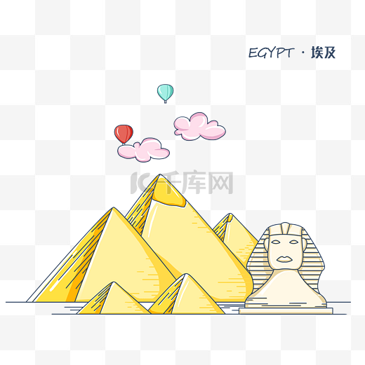 埃及法老金字塔旅游图片