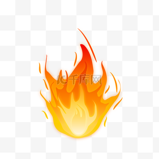 燃烧的火苗火焰写实风格图片