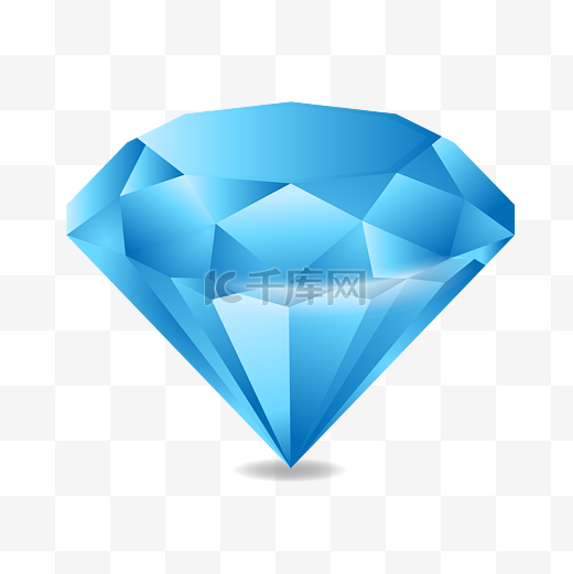 蓝色的钻石图片