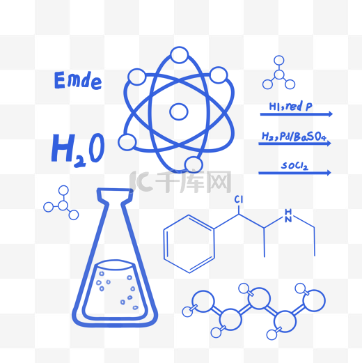 科技医疗化学公式图片