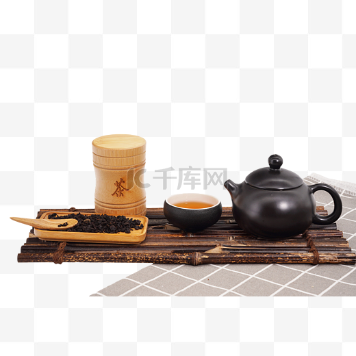 品茶茶道沏茶茶叶图片
