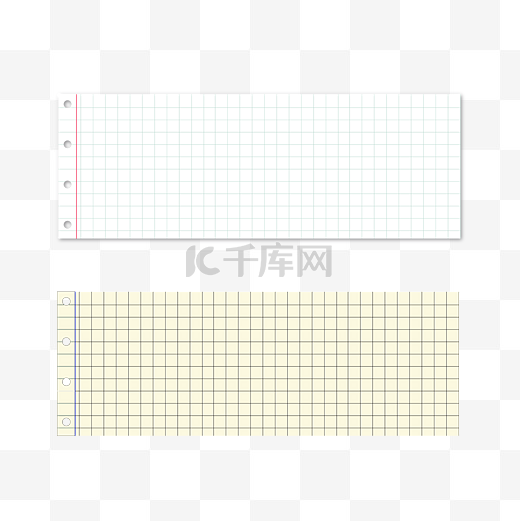 简约格子便签纸图片