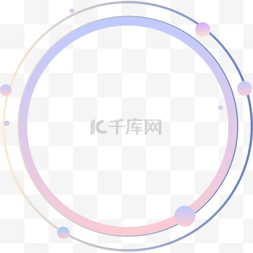 简约科技感渐变边框背景图片