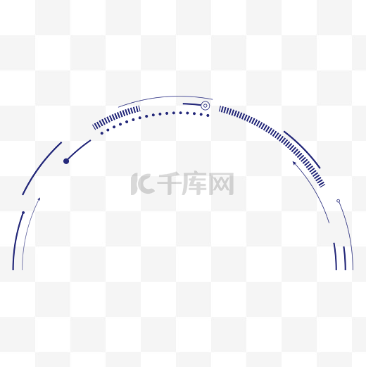 科技蓝半圆科技圆弧图片
