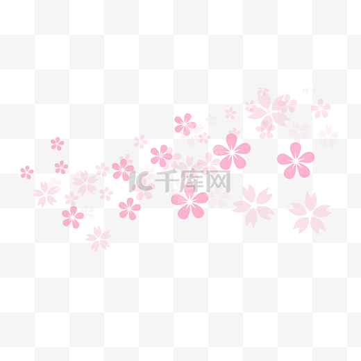 女生节粉色花瓣图片