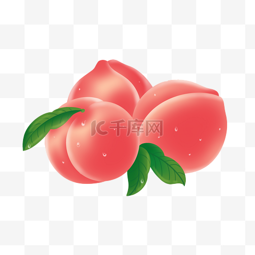 红桃寿桃蟠桃图片