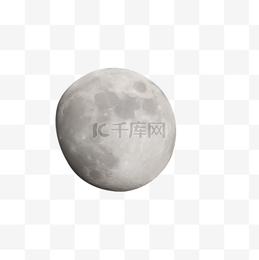 天空中的灰色月亮图片