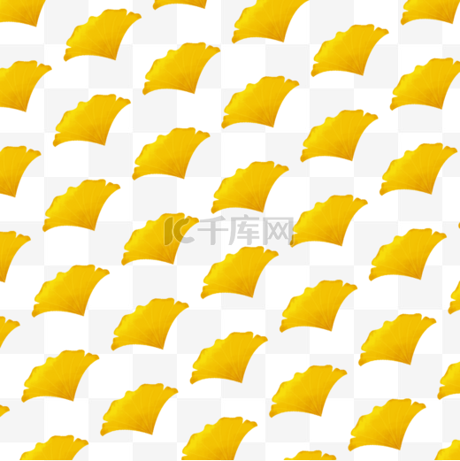 金黄杏叶水彩底纹纹理图片