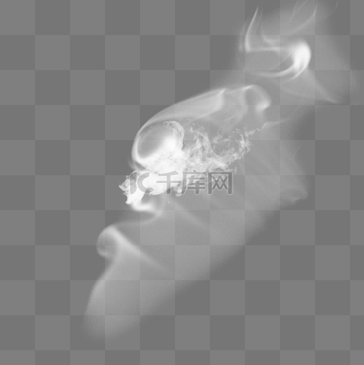 白色水蒸气烟雾图片