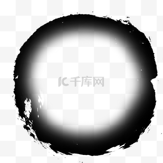 中国风水墨圆圈图片