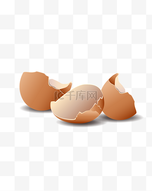 鸡蛋壳垃圾图片
