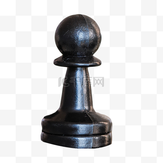 国际象棋黑士兵图片