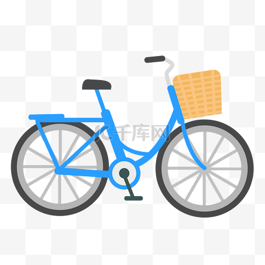 蓝色自行车工具图片