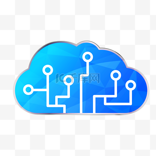 网络数据云资源云服务图片