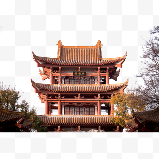 古风建筑楼阁荆州地标宫殿图片