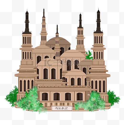 西班牙赫罗纳主教堂图片