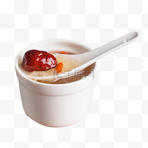 中式美食甜汤红枣银耳汤图片