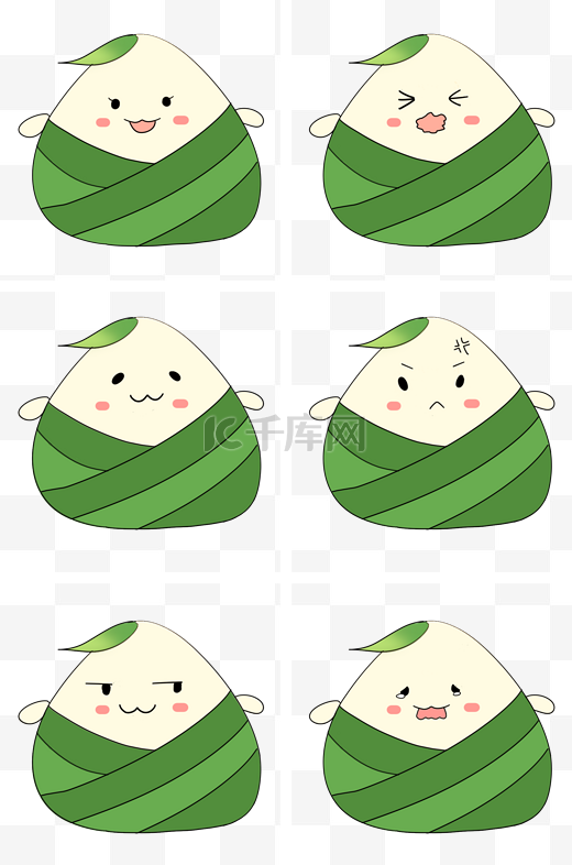 端午节粽子卡通人物图片