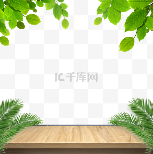 植物地板边框图片