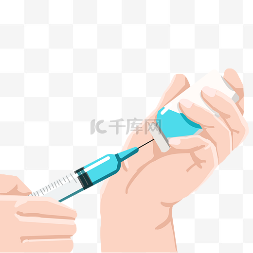 药瓶疫苗注射图片