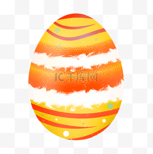 复活节装饰彩蛋插画图片