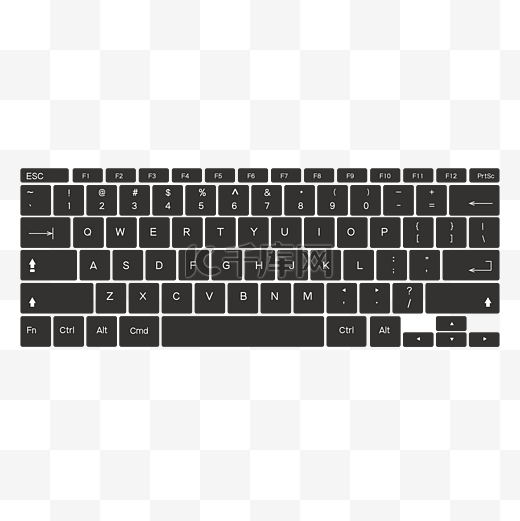 黑色电脑键盘图片